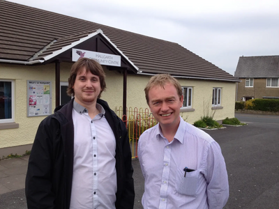 South Lakes MP Tim Farron has welcomed the ‘massive step forward’ in the long running campaign to bring back the play equipment to the Hallgarth estate in Kendal. Tim has thanked local councillor Matthew Severn for all of his hard work on the issue.