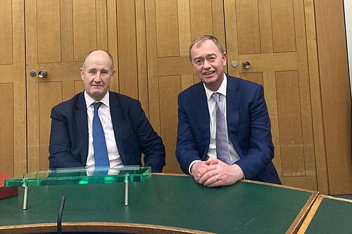 Tim with Minister Kevin Hollinrake 