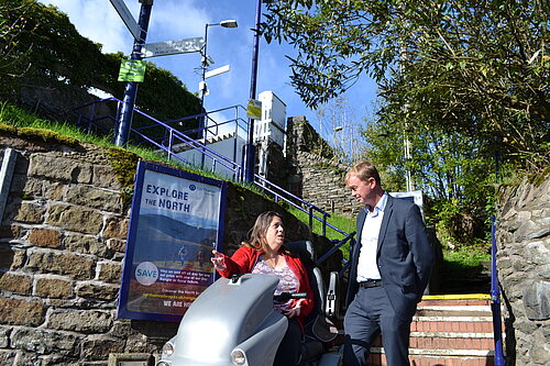 Tim at Staveley station