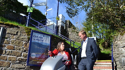 Tim at Staveley station