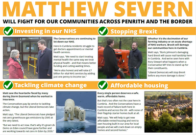Penrith EA Leaflet - Matt Severn fighting for Penrith and the Border