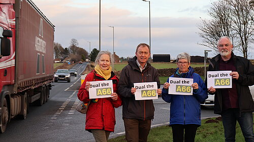 Tim on the A66