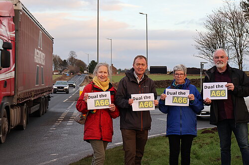 Tim on the A66