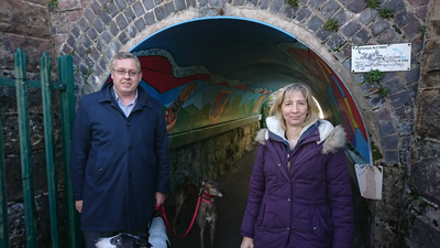 Local councillors Chris Hogg and Helen Ladhams