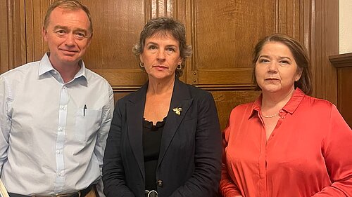 Tim with Minister Mary Creagh and Carlisle MP Julie Minns