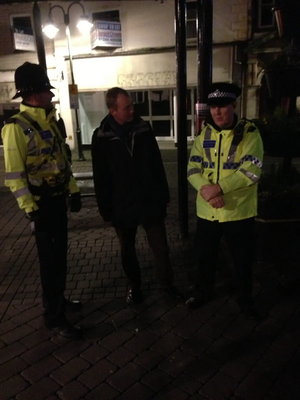 On Saturday night South Lakes MP Tim Farron joined local police officers out on the beat in Kendal town centre. Tim asked to go out with the police to get a taste of what life on the frontline is like for them.