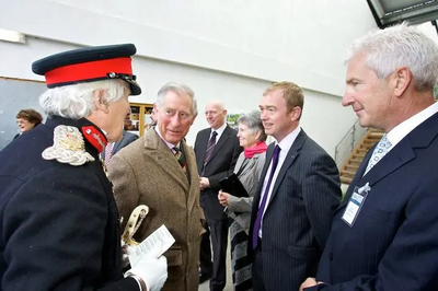 Image courtesy of Steve Barber photography Tim and Prince Charles