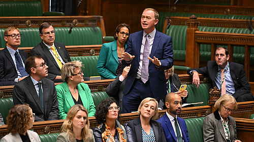 Tim speaking in the House of Commons