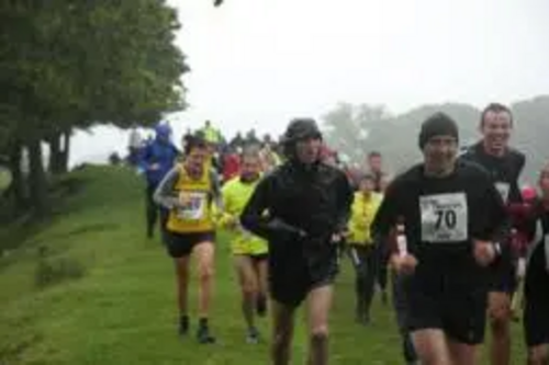Drenched runners at Coniston. Photo: James Kirby, VO2 Max Events