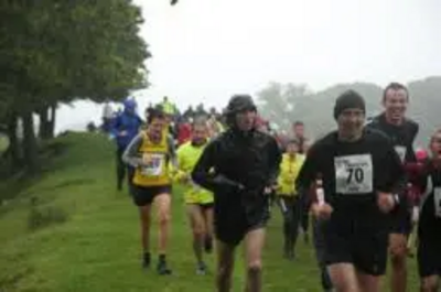 Drenched runners at Coniston. Photo: James Kirby, VO2 Max Events
